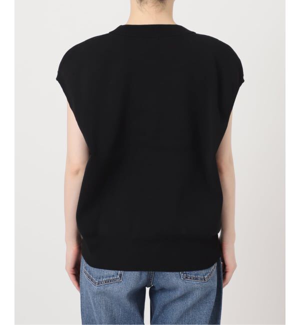 Spick and Span「《WEB限定 / 追加予約》パールボタンウォッシャブルニットベスト」|ニット・セーター|