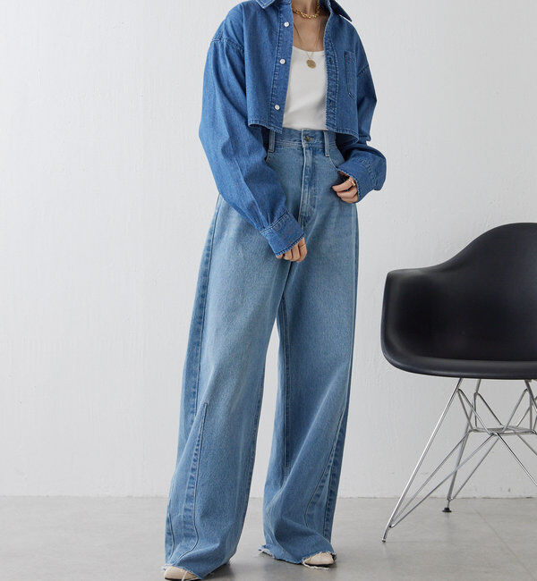  「【累計販売2.５万本】ブルージュデニム」|デニム|