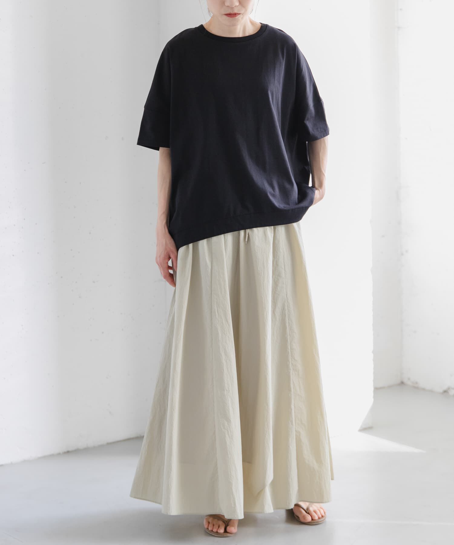 URBAN RESEARCH DOORS「FORK&SPOON　コクーンショートスリーブTシャツ」|Tシャツ・カットソー|
