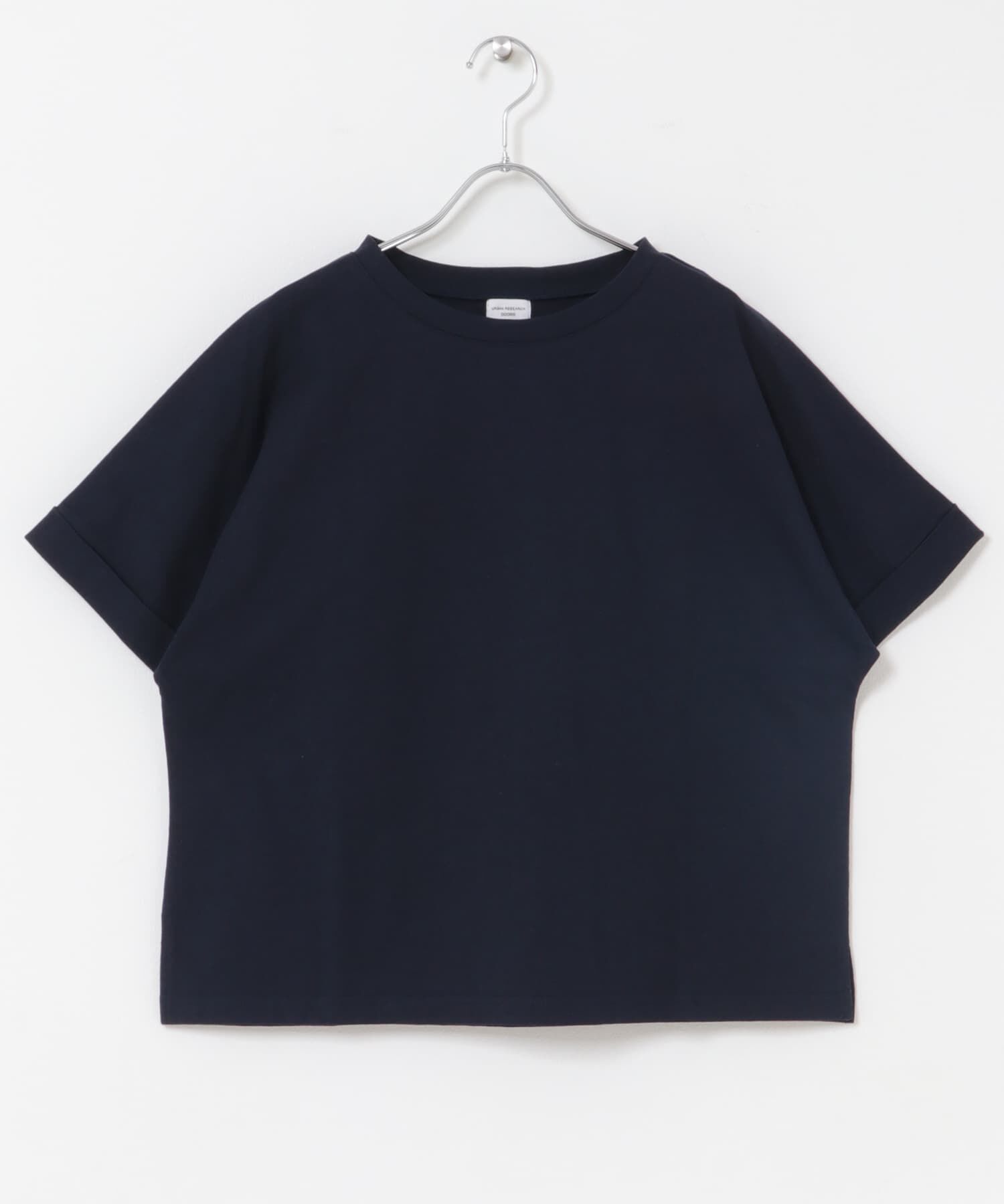 URBAN RESEARCH DOORS「『UR TECH』コットンロールスリーブプルオーバー」|Tシャツ・カットソー|