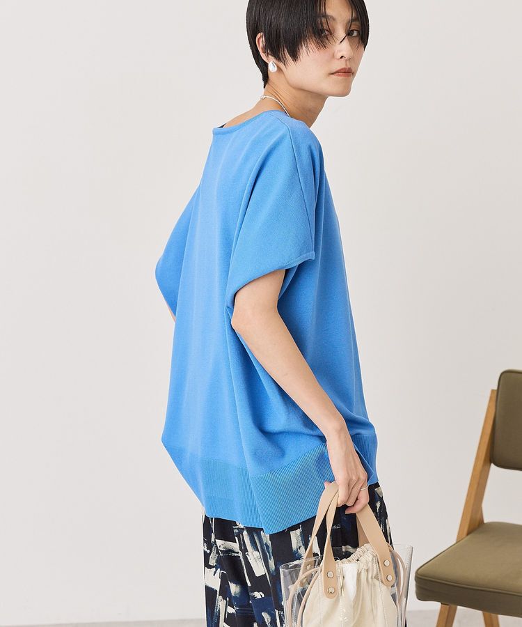 AMERICAN HOLIC「ウォッシャブル デイリーニットプルオーバー」|ニット・セーター|Blue