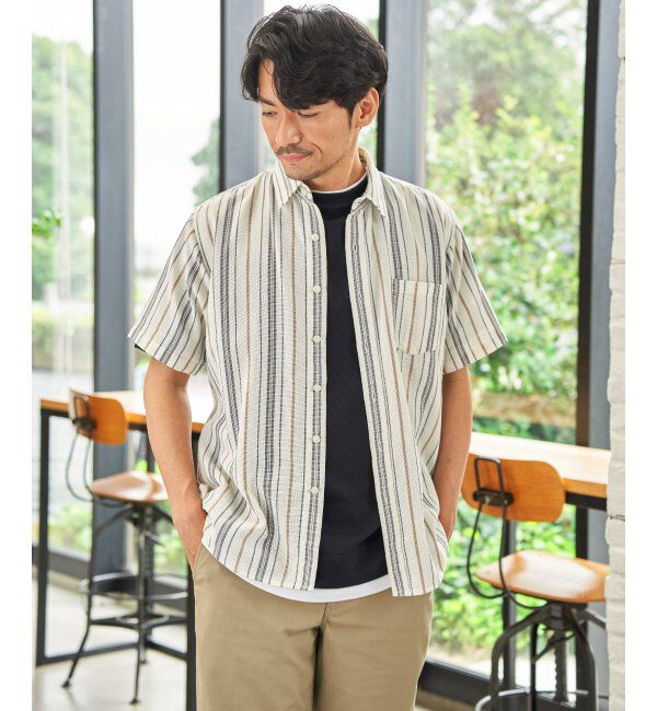 ikka「パナマレギュラーカラーシャツ」|シャツ・ブラウス|