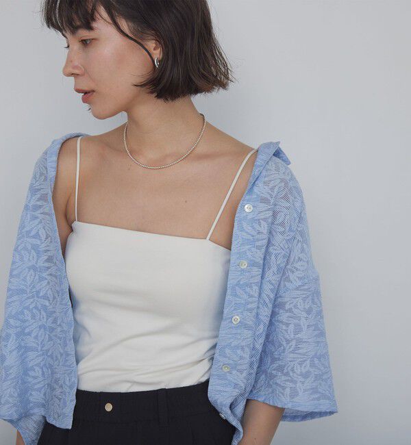 UNITED ARROWS green label relaxing「ベアトップキャミソール / カップインナー」|キャミソール|OFF WHITE