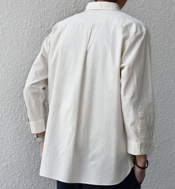 SHIPS any「SHIPS any:〈洗濯機可能〉コットン/リネン 7分袖 ポケット レギュラー シャツ 26SS◇」|シャツ・ブラウス|