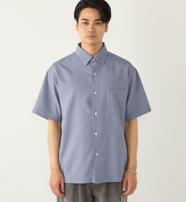 SHIPS Colors 「SHIPS Colors:〈吸水速乾・洗濯機可能〉2WAY ストレッチ ボックス シャツ◇」|シャツ・ブラウス|
