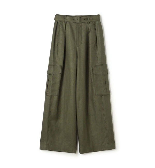 GALERIE VIE「ラミーツイル ベルテッドカーゴパンツ」|カーゴ|57 カーキ