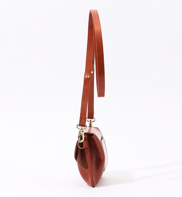 TOMORROWLAND GOODS「【別注】GLENROYAL MEDIUM PURSE WITH STRAP ブライドルレザー ショルダーミニバッグ」|ショルダー・メッセンジャー|