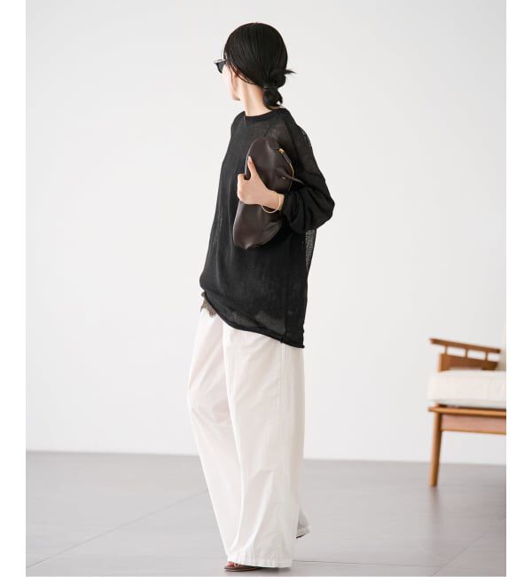 Plage「《追加》Linen/ny long プルオーバー 2」|ニット・セーター|