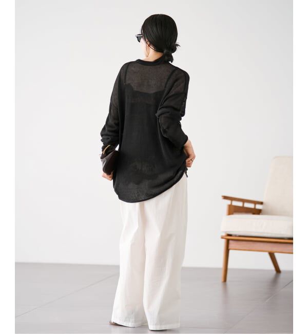 Plage「《追加》Linen/ny long プルオーバー 2」|ニット・セーター|