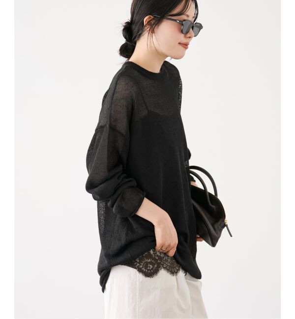 Plage「《追加》Linen/ny long プルオーバー 2」|ニット・セーター|