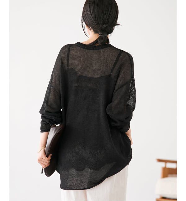 Plage「《追加》Linen/ny long プルオーバー 2」|ニット・セーター|