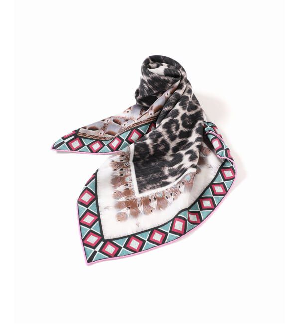 VERMEIL par iena「PIERRE LOUIS MASCIA ピエール ルイマーシャ Scarf 67x67cm 517529/101」|バンダナ・スカーフ|