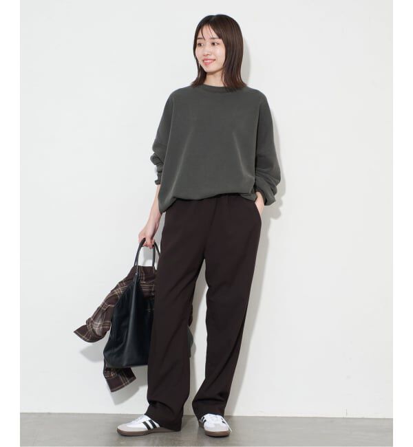 SLOBE IENA「《WEB限定/追加2》ビックシルエットピグメント裏毛プルオーバー」|スウェット・ジャージ|