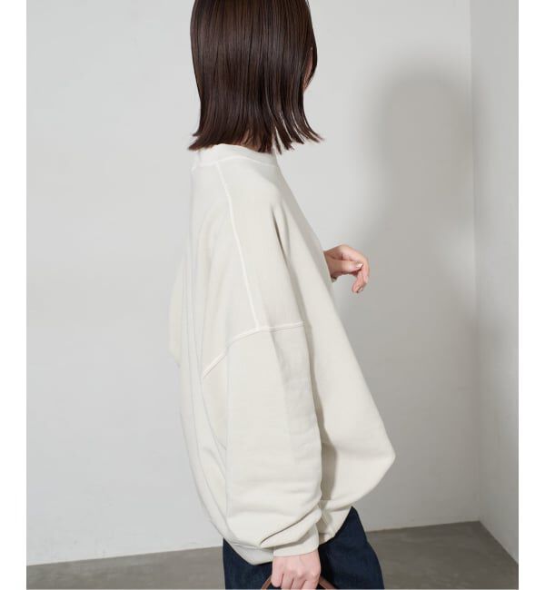 SLOBE IENA「《WEB限定/追加2》ビックシルエットピグメント裏毛プルオーバー」|スウェット・ジャージ|