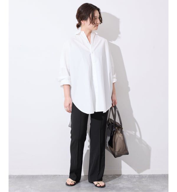SLOBE IENA「《4サイズ展開》ピンタックセミフレアパンツ」|その他|