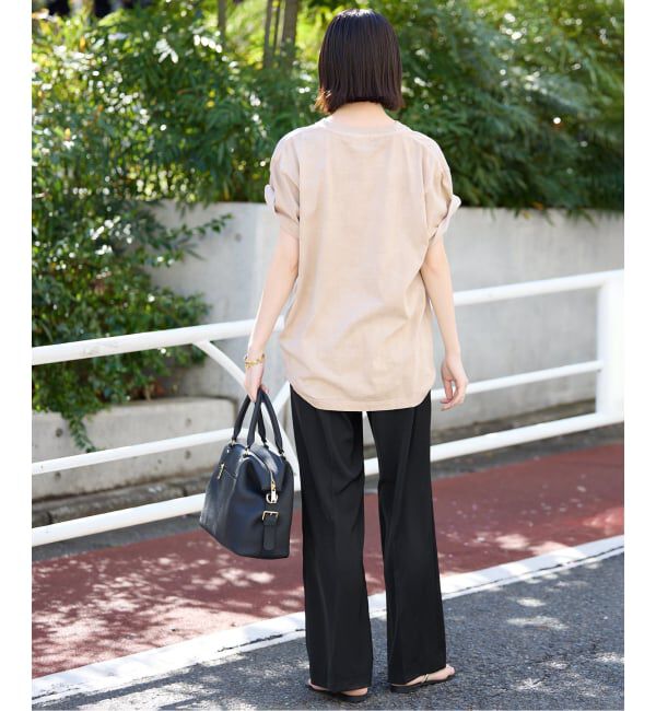 SLOBE IENA「《4サイズ展開》ピンタックセミフレアパンツ」|その他|