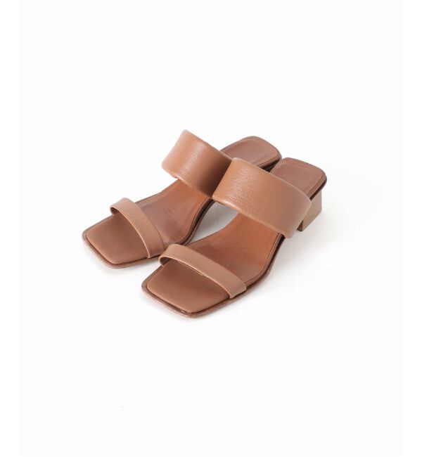 VERMEIL par iena「THERA`S セラス 2Strap ヒールサンダル H;4cm 26057」|サンダル|