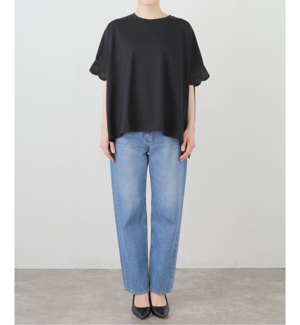 SLOBE IENA「《WEB限定/追加予約》レースコンビニュアンスプルオーバー」|Tシャツ・カットソー|