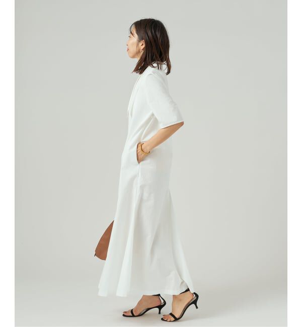 VERMEIL par iena「Cotton Linen Flare Dress」|ワンピース|