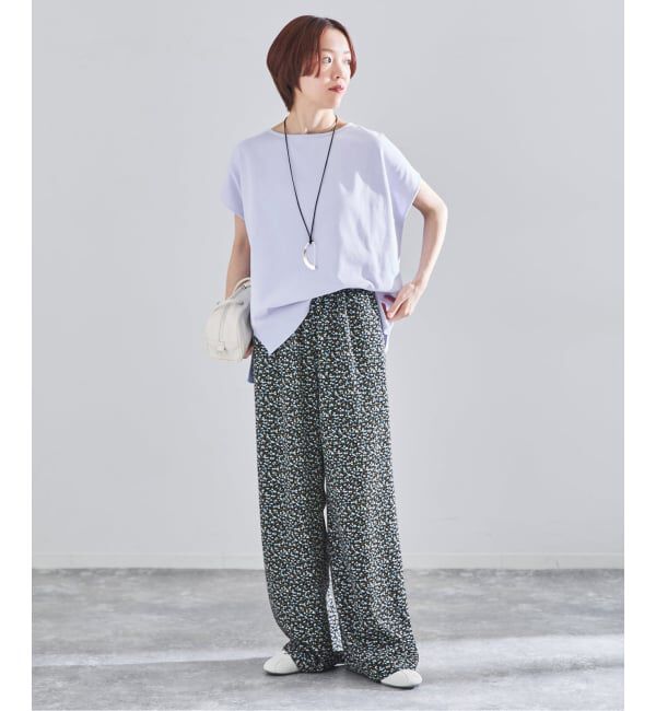IENA「《WEB限定/追加7予約》 コットンストレッチ NEOワイドクループルオーバー」|ニット・セーター|