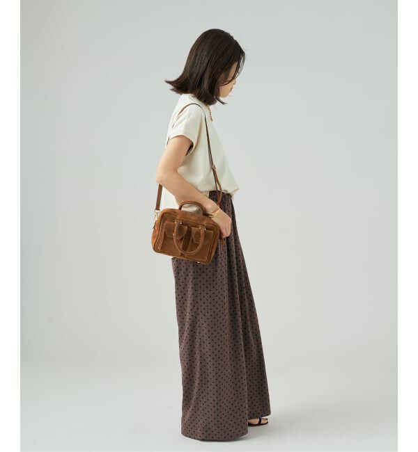 VERMEIL par iena「《手洗い可》ドットワイドパンツ」|その他|