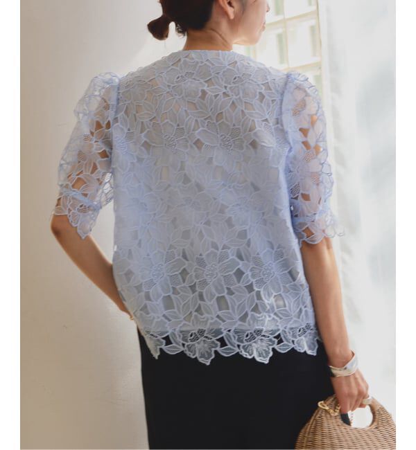 VERMEIL par iena「Cutwork Lace ブラウス」|シャツ・ブラウス|