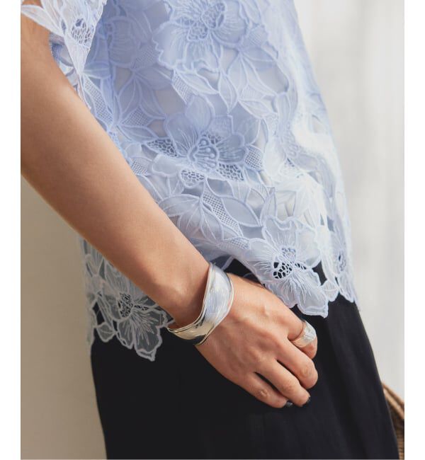 VERMEIL par iena「Cutwork Lace ブラウス」|シャツ・ブラウス|