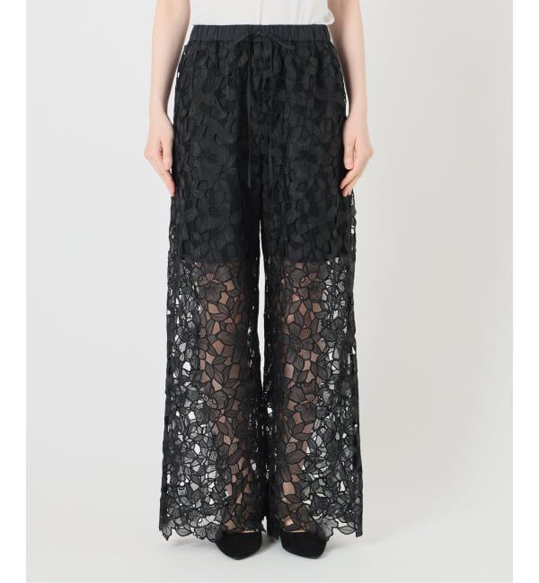 VERMEIL par iena「Cutwork Lace イージーパンツ」|その他|