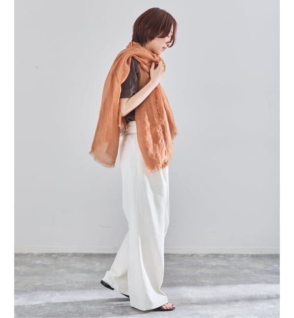 IENA「NIMNIMDUAI/ニムニムデュアイ PLAIN GAUZE STOLE ストール」|ストール|