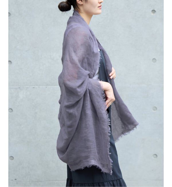 IENA「NIMNIMDUAI/ニムニムデュアイ PLAIN GAUZE STOLE ストール」|ストール|