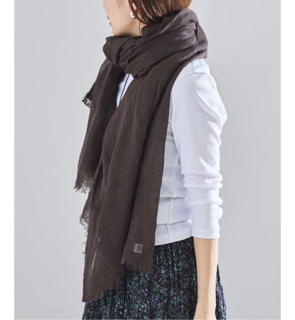 IENA「NIMNIMDUAI/ニムニムデュアイ PLAIN GAUZE STOLE ストール」|ストール|