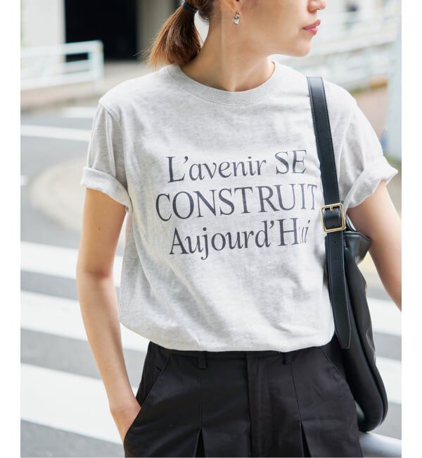 SLOBE IENA「アソートグラフィックロゴTEE」|Tシャツ・カットソー|グレーA