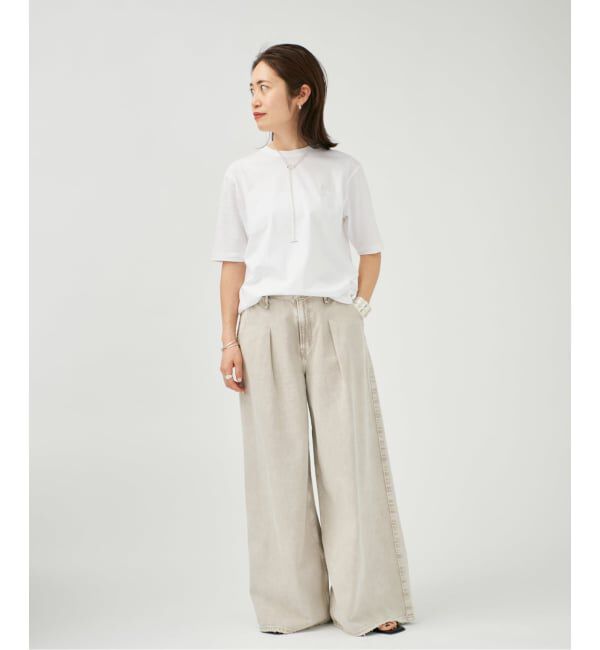 VERMEIL par iena「ディオラマ クルーネック Tシャツ」|Tシャツ・カットソー|