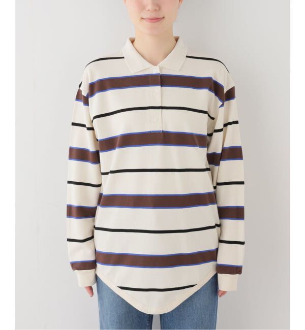 VERMEIL par iena「TanC TOKYO タンクトウキョウ Pique ボーダーポロロンパース TC26A-008」|Tシャツ・カットソー|