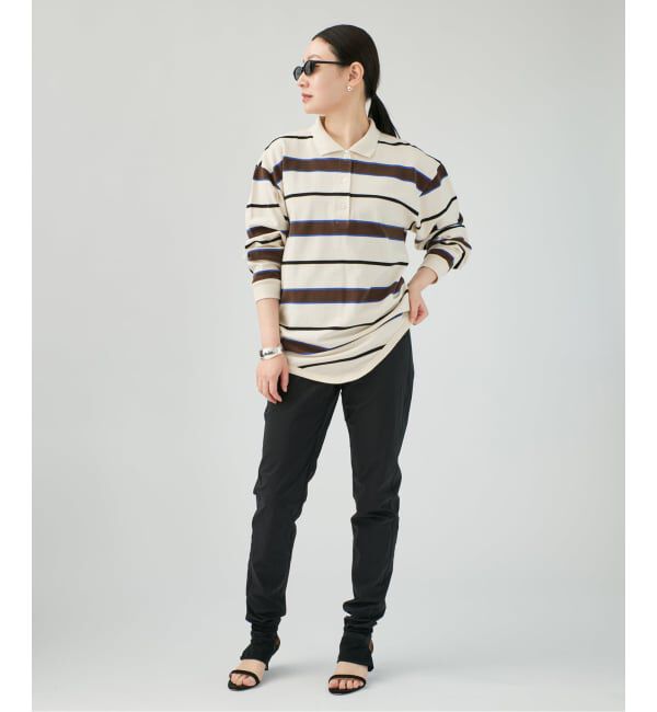 VERMEIL par iena「TanC TOKYO タンクトウキョウ Pique ボーダーポロロンパース TC26A-008」|Tシャツ・カットソー|