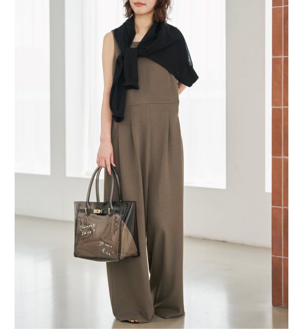 SLOBE IENA「《WEB限定サイズ有り/3サイズ展開》カットオールインワン」|オールインワン|