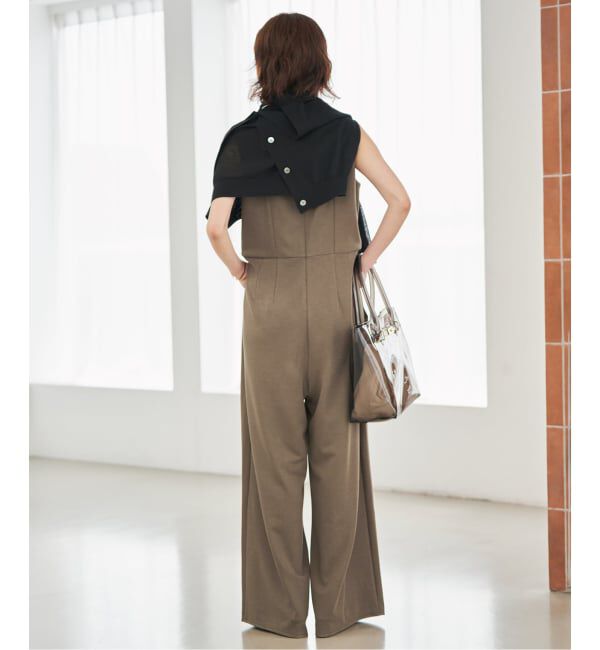 SLOBE IENA「《WEB限定サイズ有り/3サイズ展開》カットオールインワン」|オールインワン|