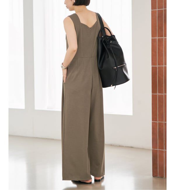 SLOBE IENA「《WEB限定サイズ有り/3サイズ展開》カットオールインワン」|オールインワン|