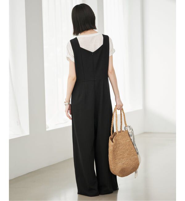 SLOBE IENA「《WEB限定サイズ有り/3サイズ展開》カットオールインワン」|オールインワン|