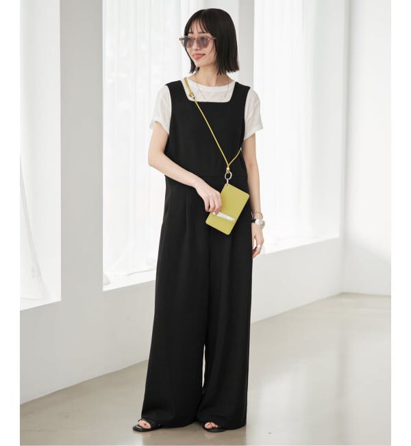 SLOBE IENA「《WEB限定サイズ有り/3サイズ展開》カットオールインワン」|オールインワン|