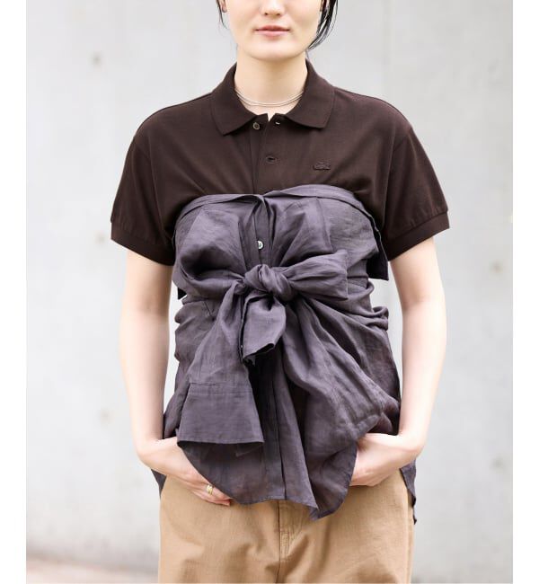 IENA「LACOSTE/ラコステ 別注 POLO SHIRTS ポロシャツ PF013J-99」|ポロシャツ|