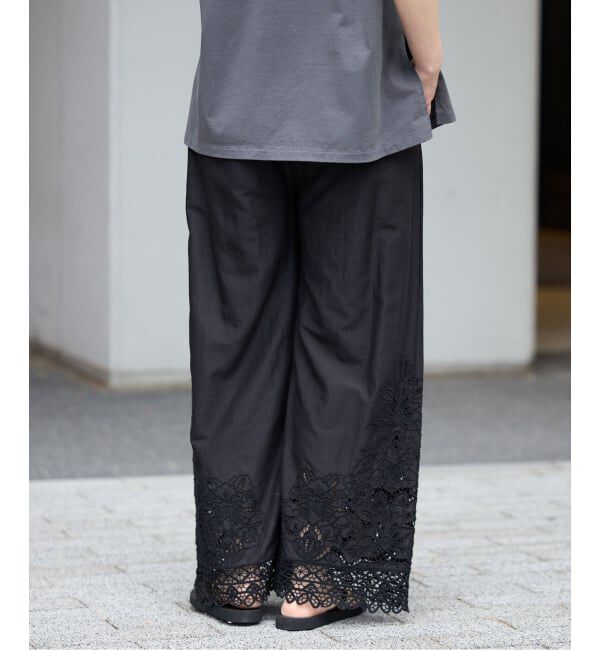 IENA「《追加予約》カットワークレースパンツ」|その他|