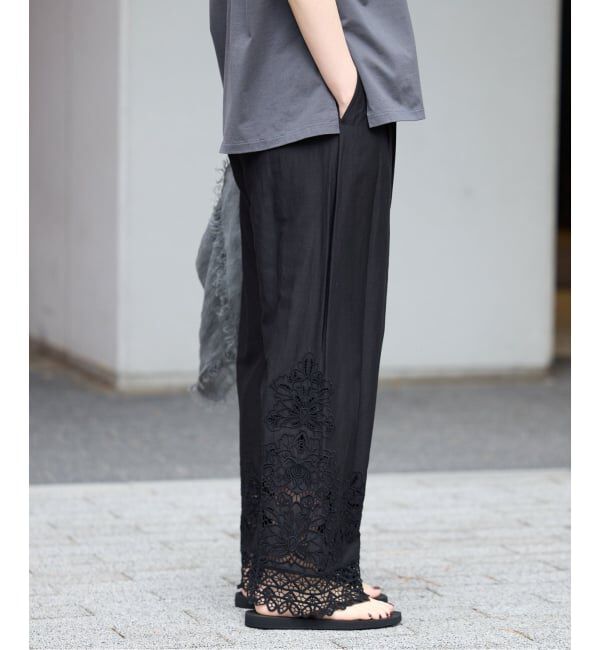 IENA「《追加予約》カットワークレースパンツ」|その他|