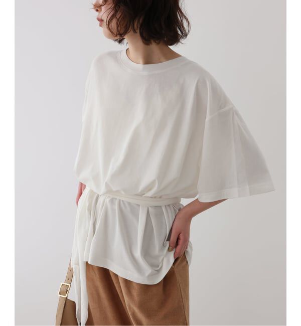 SLOBE IENA「Plus by ONIT/オニット SLOBE別注 スカーフ付Tシャツ」|Tシャツ・カットソー|