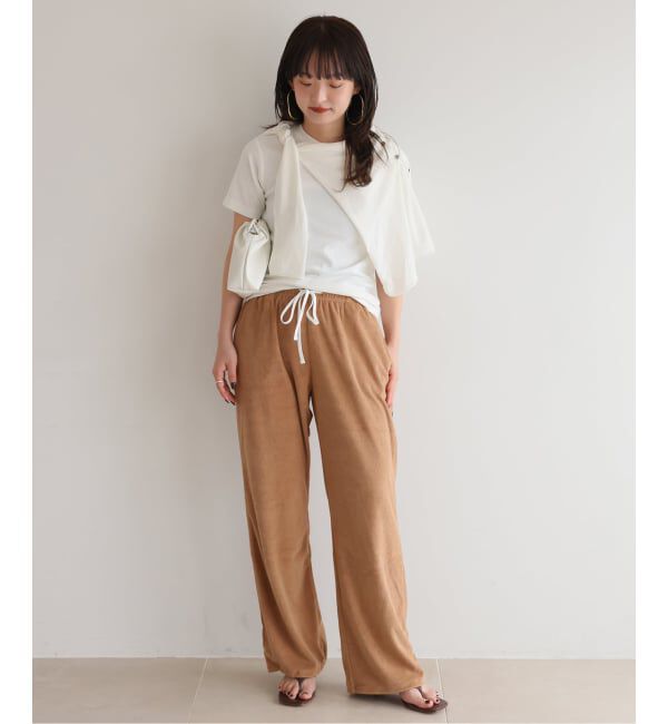 SLOBE IENA「Plus by ONIT/オニット SLOBE別注 2way パイルパンツ」|その他|