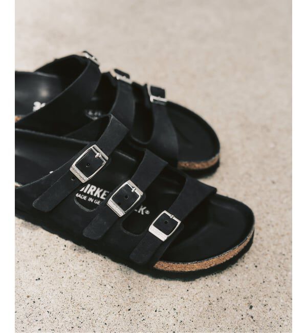 SLOBE IENA「BIRKENSTOCK/ビルケンシュトック SLOBE別注 Florida FR LENB Black 1032569」|サンダル|