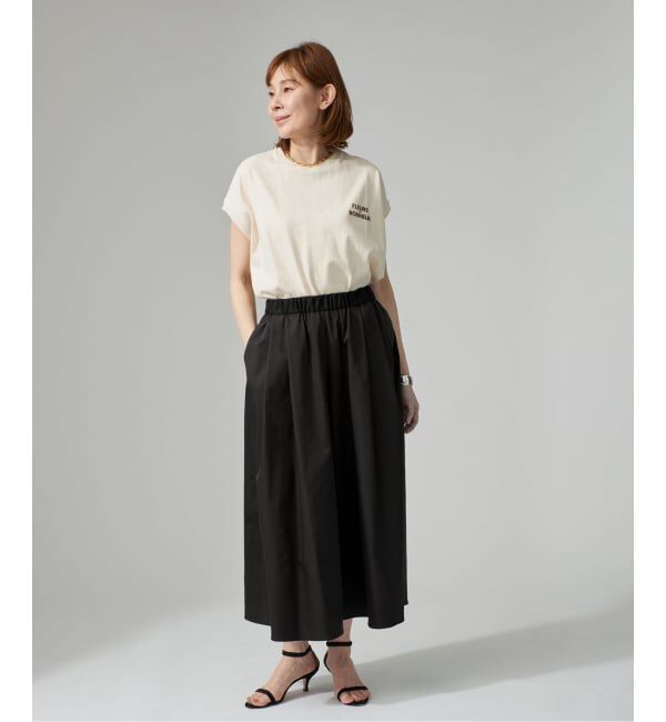 VERMEIL par iena「《手洗い可》LIMONTA ギャザーワイドクロップドパンツ」|その他|