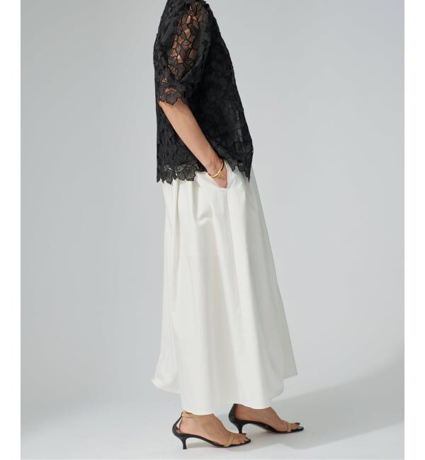 VERMEIL par iena「《手洗い可》LIMONTA ギャザーワイドクロップドパンツ」|その他|