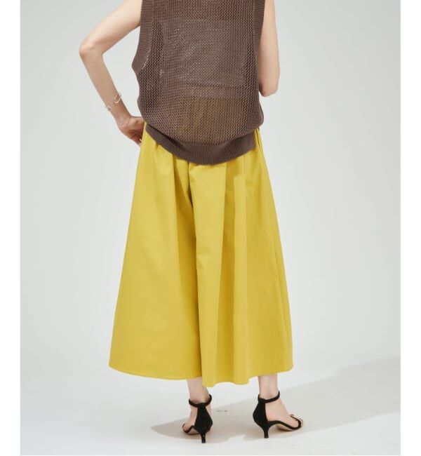 VERMEIL par iena「《手洗い可》LIMONTA ギャザーワイドクロップドパンツ」|その他|