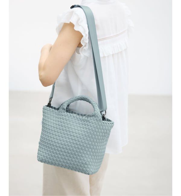 IENA「NAGHEDI/ナゲディ 別注 St Barths Small Tote バッグ SN03012LD」|トートバッグ|ブルー
